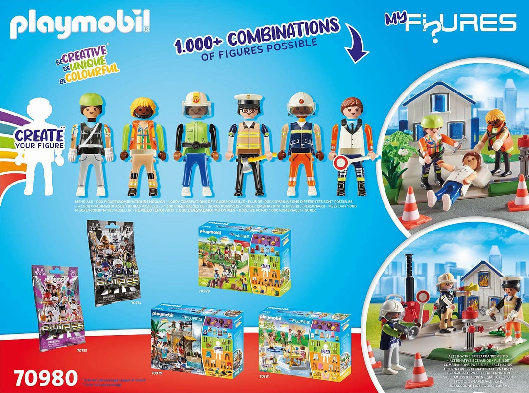 Playmobil 70980 My Figures: Rescue Playset