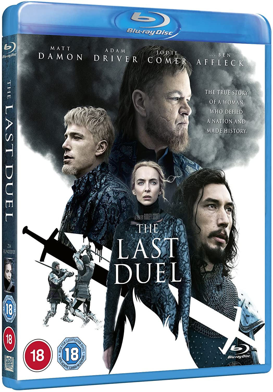 The Last Duel Blu-ray [2021] [Region Free] - Historical drama [Blu-ray]