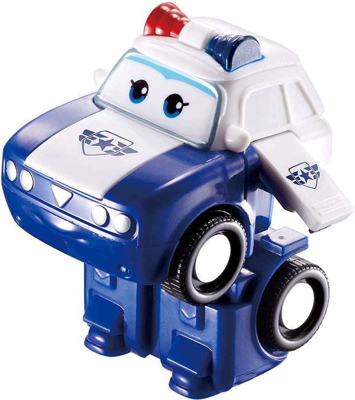 Super Wings Transform a Bots, paquete de 4 figuras de juguete, figuras de 2 pulgadas