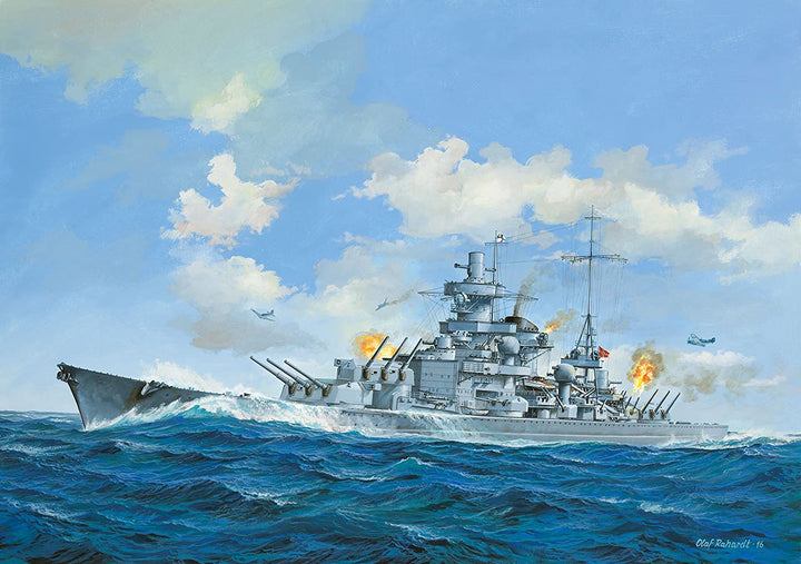 Revell 54195 05037 Battleship Scharnhorst Model Kit, Various