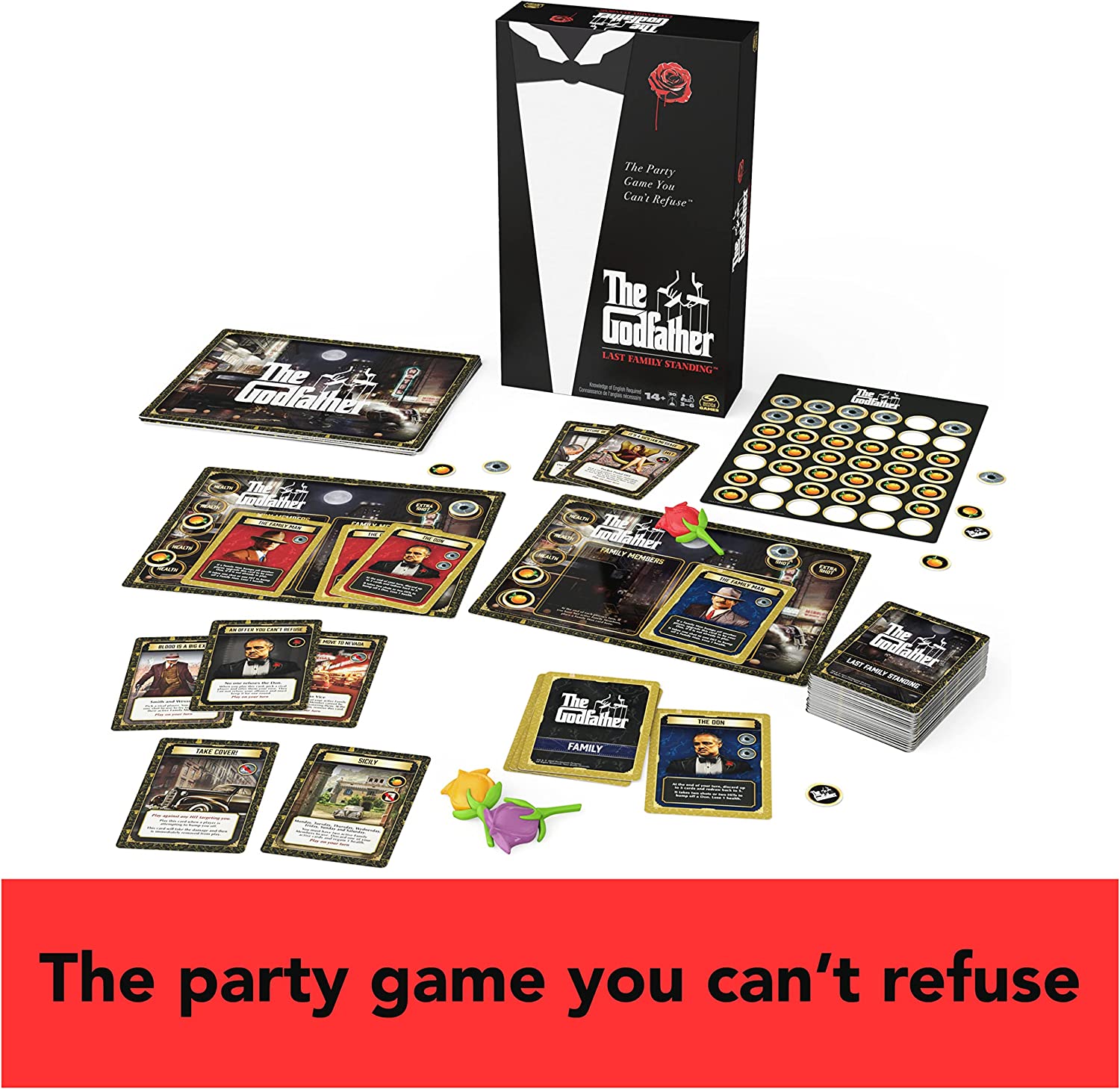 Spin Master The Godfather Last Family Standing Board Game 4