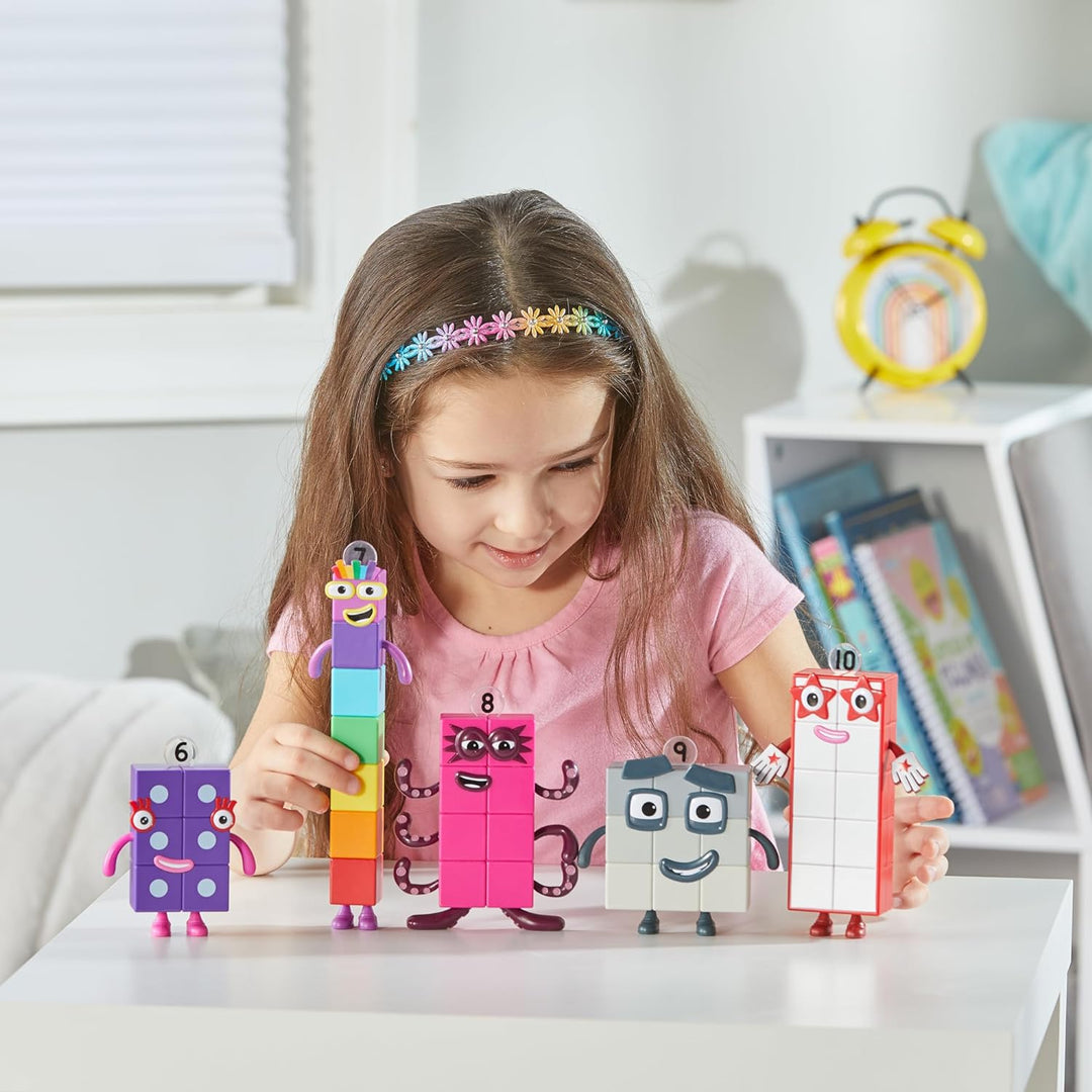 Learning Resources Numberblocks Friends Six to Ten, Play Figures, Official Colle