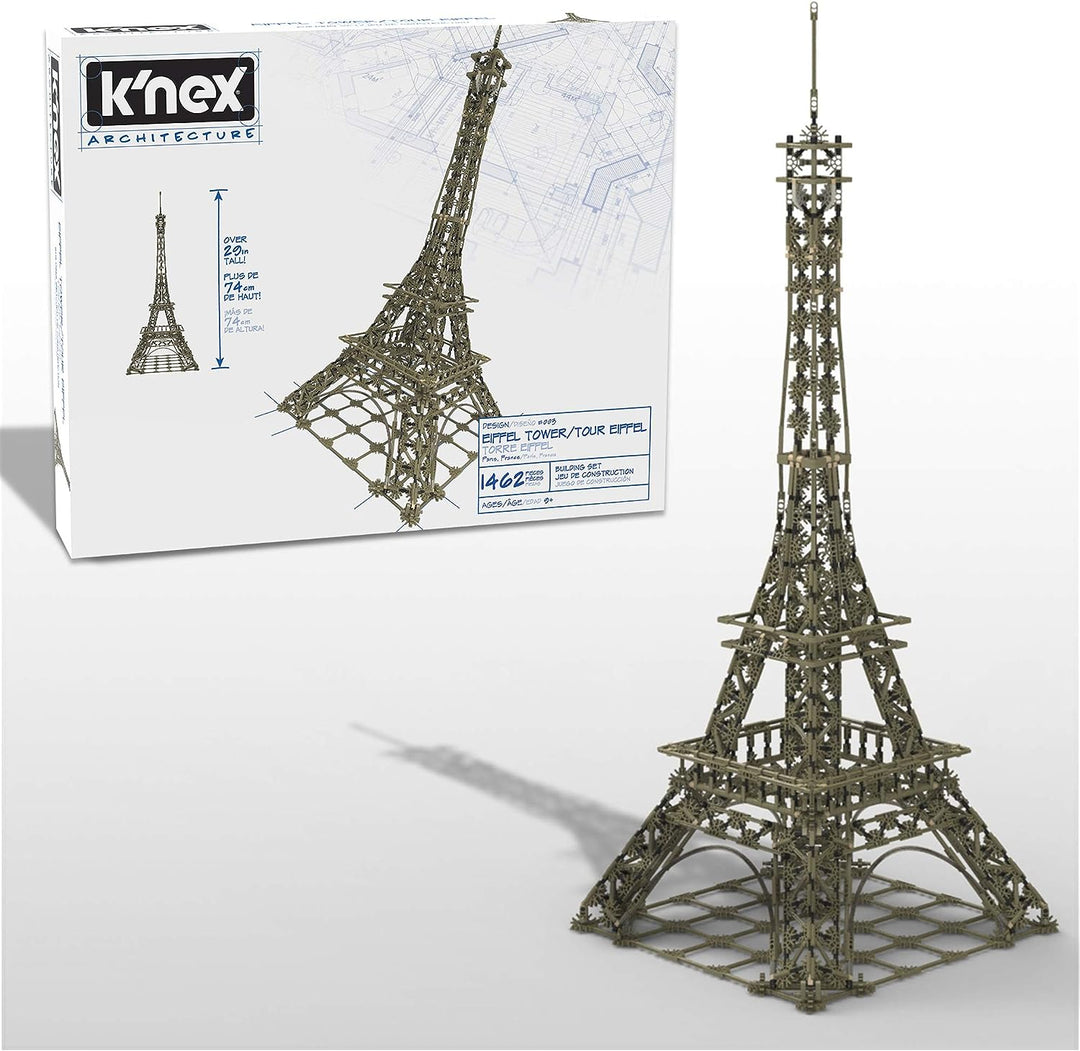 K'NEX 15238 Architecture Eiffel Tower Building Set, Educational Toys for Kids