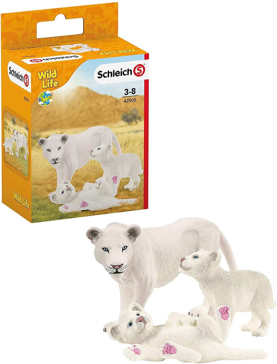 Schleich 42505 Löwenmutter mit Jungtieren Wild Life