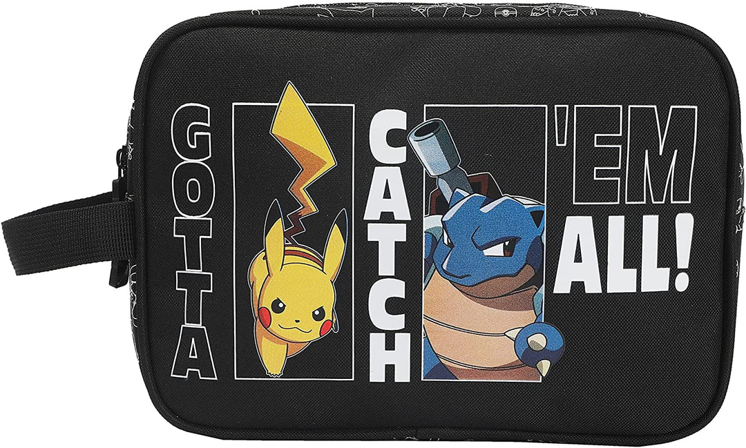 Toiletry Bag with Pokemon Handle (CyP Brands)