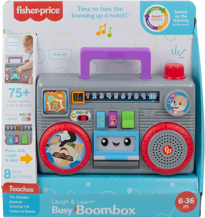 Boombox ocupado de Fisher-Price Ríe y aprende