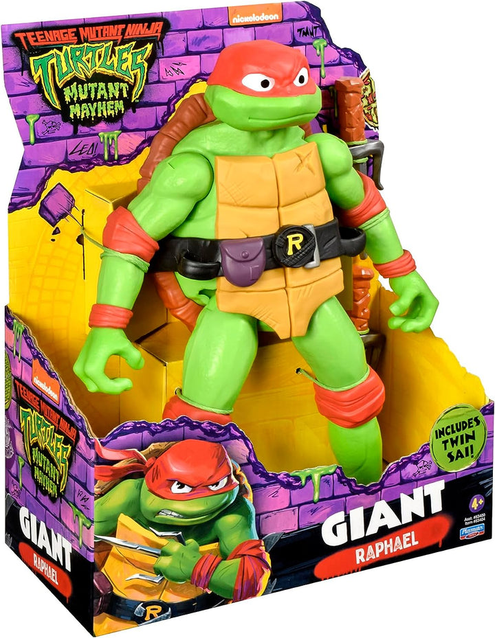 Teenage Mutant Ninja Turtles 83404CO Mutant Mayhem Giant Raphael 12-Inch Action Figure