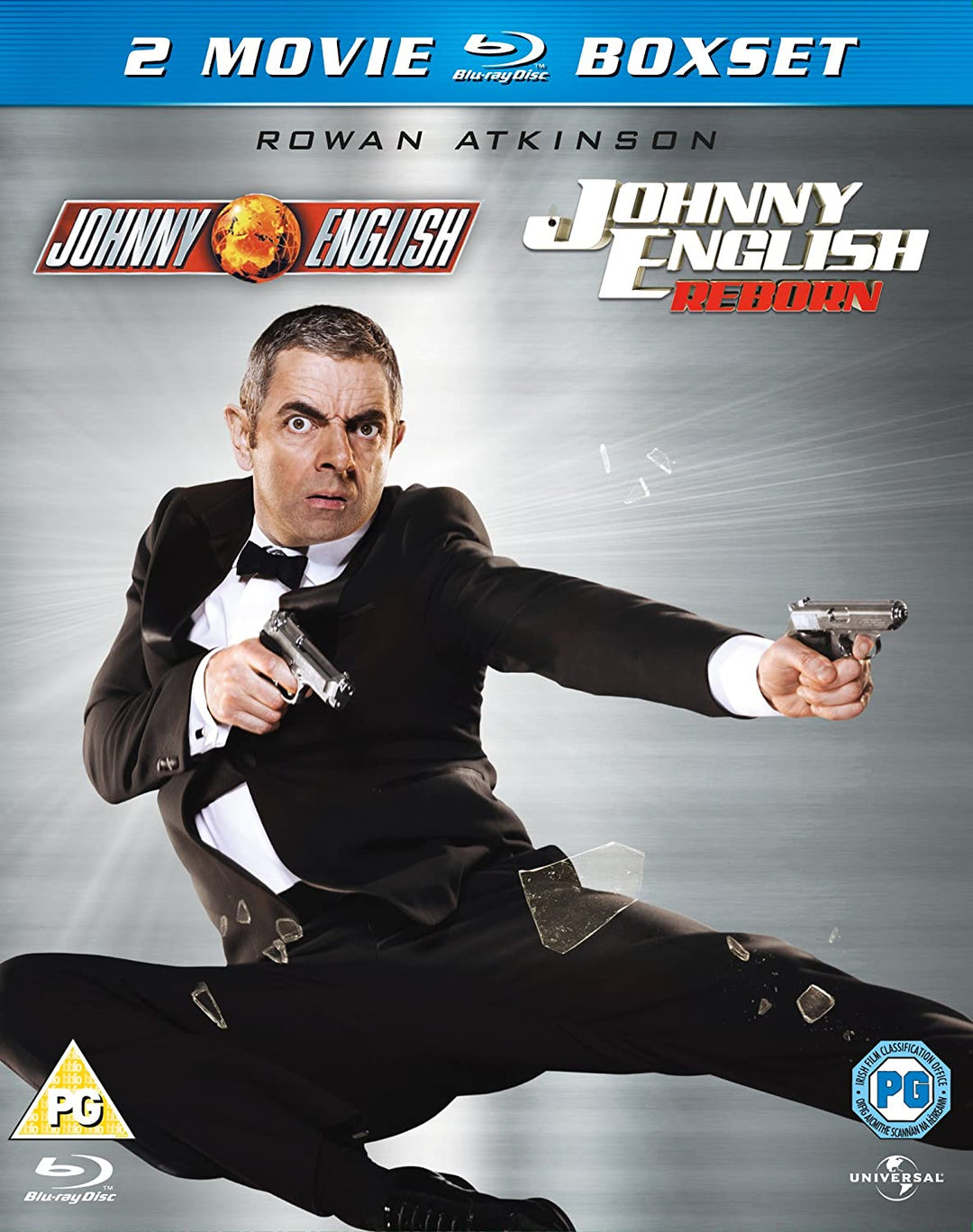 Johnny English / Johnny English Reborn Double Pack [Region Free] [Blu-ray]