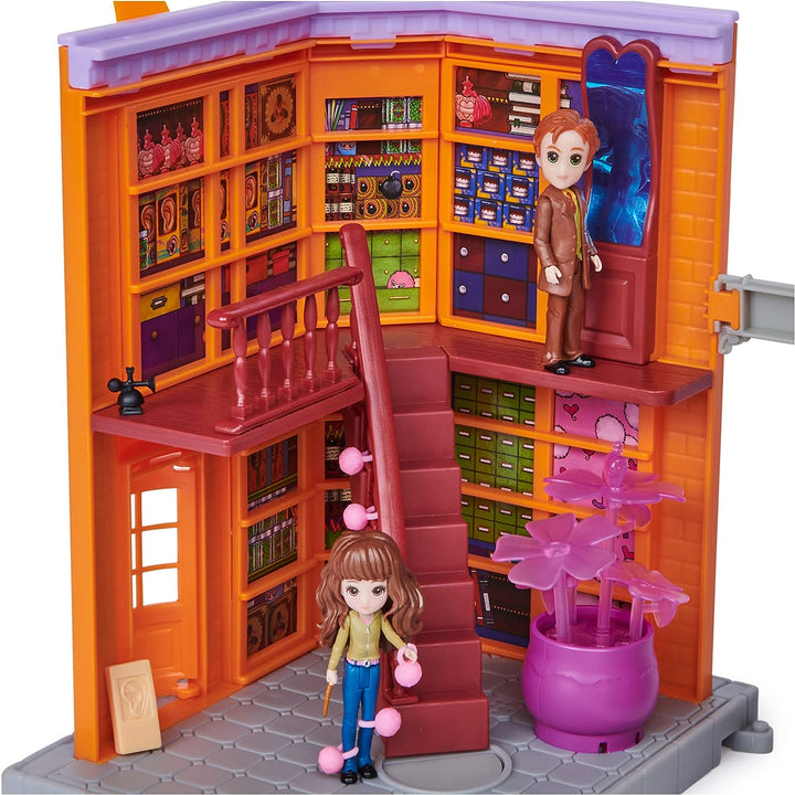 Wizarding World Harry Potter, Magical Minis Diagon Alley 3-in-1 Playset with Lights and Sounds