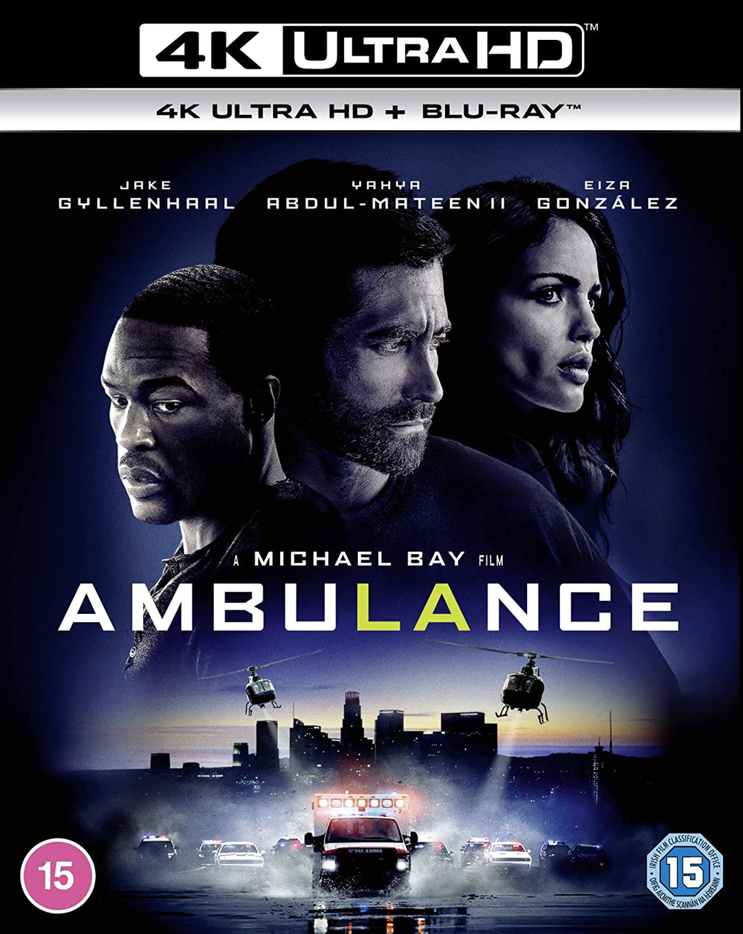 Ambulance [4K Ultra HD] [2022] [Region Free] [Blu-ray]