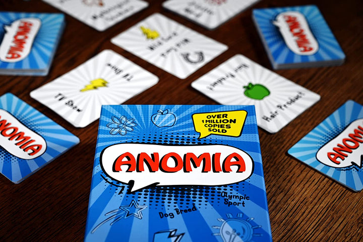 Coiledspring Games | Anomia Game | Card Game | Ages 10+ | 3-6 Players | 30 Minutes Playing Time