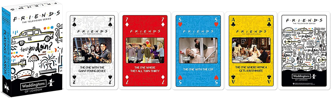 Friends Waddingtons Number 1 Playing Cards