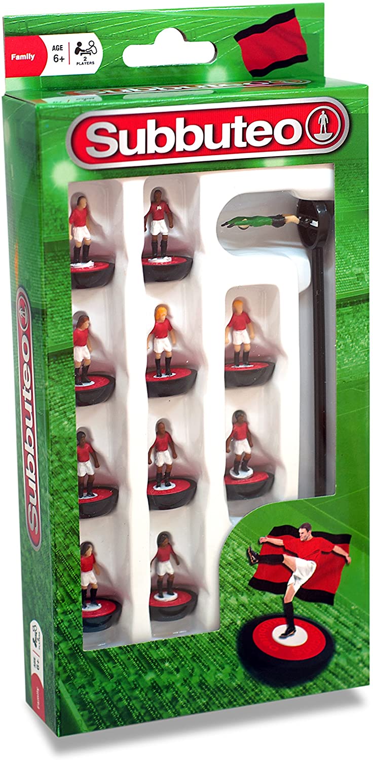 Subbuteo 3415 Player Set, Red/White/Black