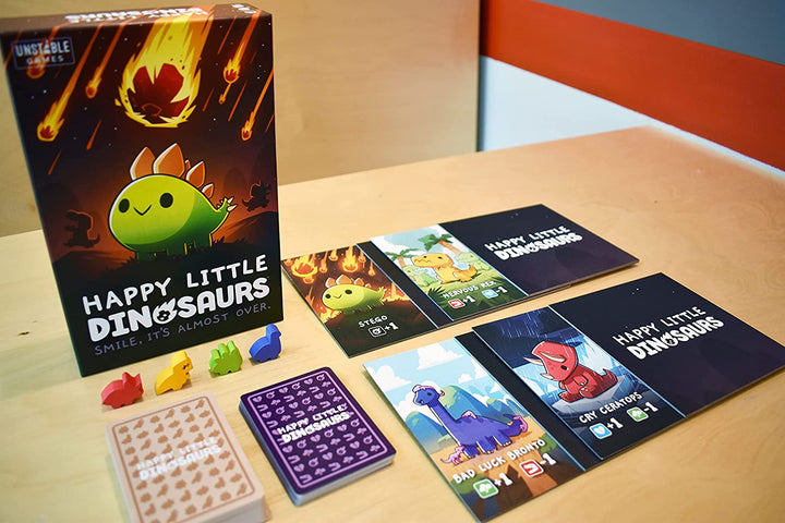 TeeTurtle | Happy Little Dinosaurs Base Game | Board Game | Ages 8+ | 2 to 4 Pla