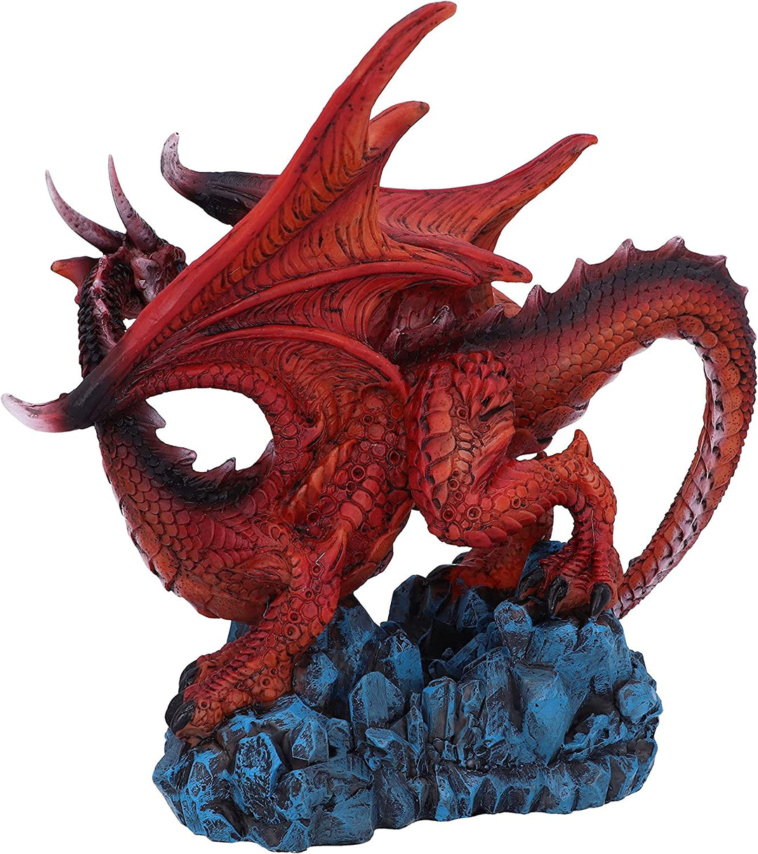 Nemesis Now Crimson Guard Dragon Figurine 16.5cm, Red, U5543T1