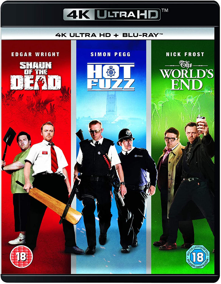 Shaun of the Dead/Hot Fuzz/The World's End: The 4K Collection [Blu-ray]