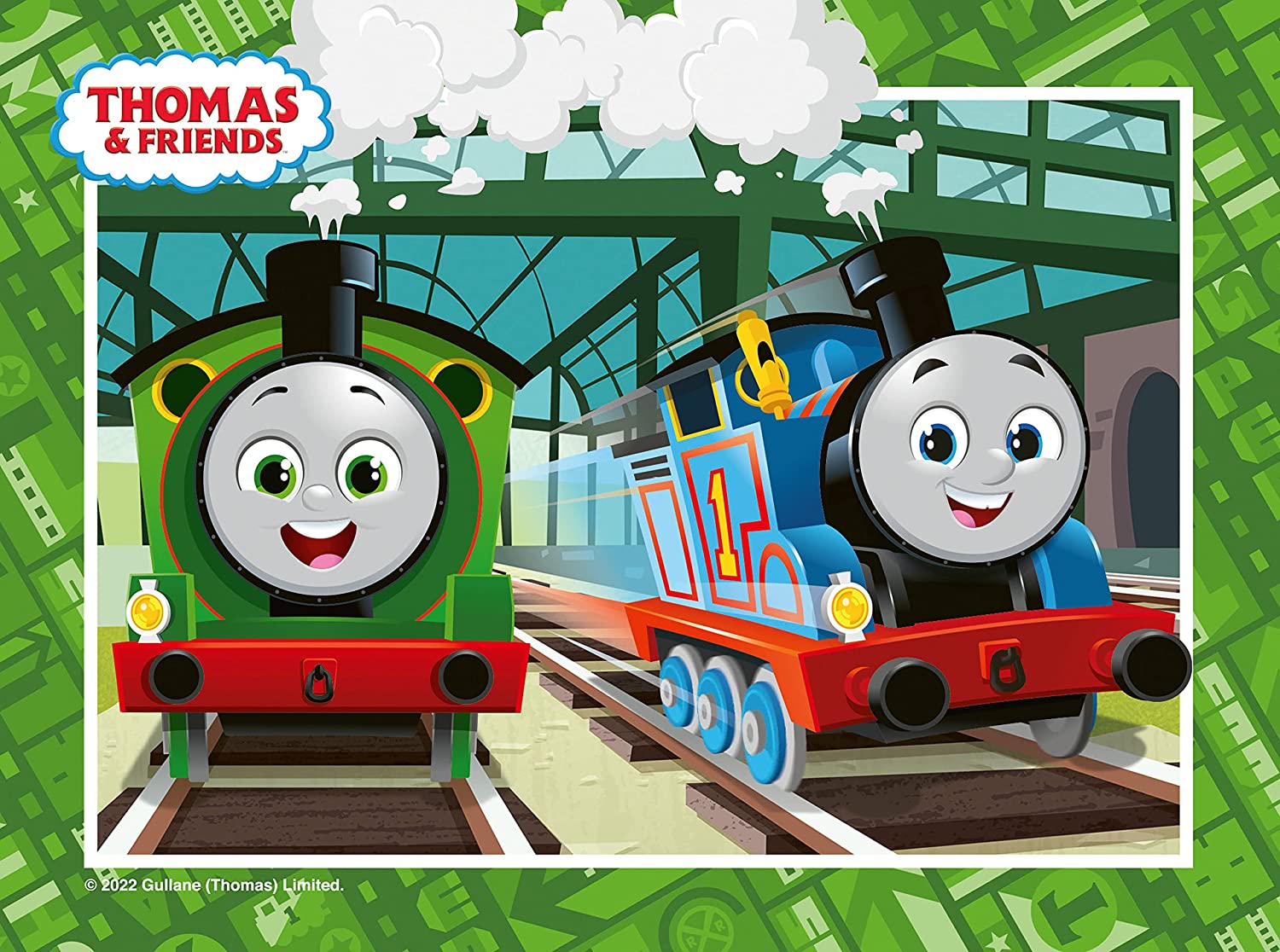 Ravensburger Thomas &amp; seine Freunde 4-in-a-Box-Puzzle-Set – 72 Teile, ab 3 Jahren