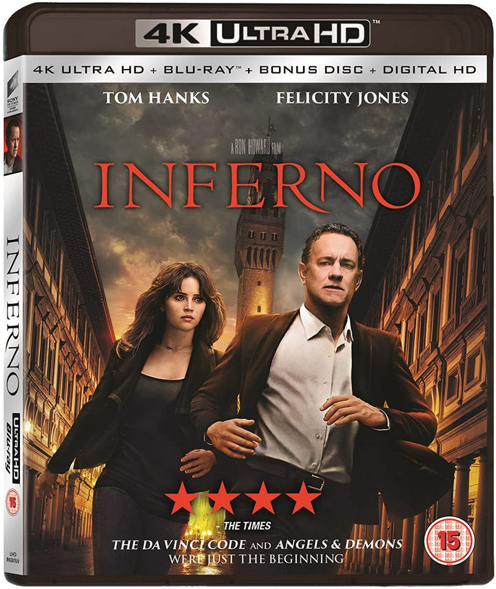 Inferno (4K Ultra HD Bonus Disc) [2016] [Region ] - Mystery/Thriller [Blu-Ray]