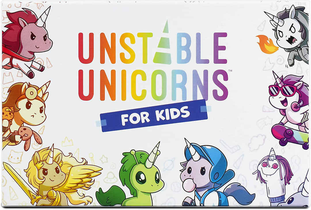 TeeTurtle | Unstable Unicorns Kids Edition | Card Game | Ages 6+ | 2-6 Players |