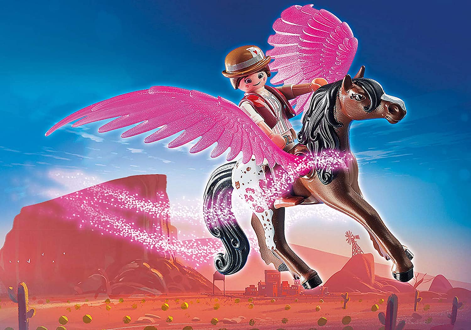 Playmobil Marla and Del with Flying Horse Playset 5