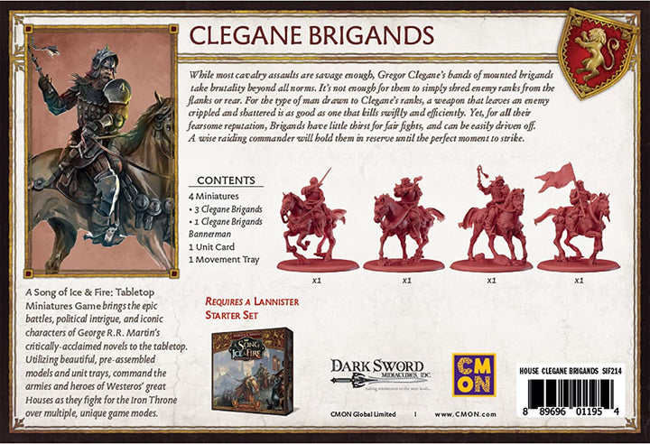 A Song Of Ice And Fire Tabletop Miniatures Game House Clegane Brigands