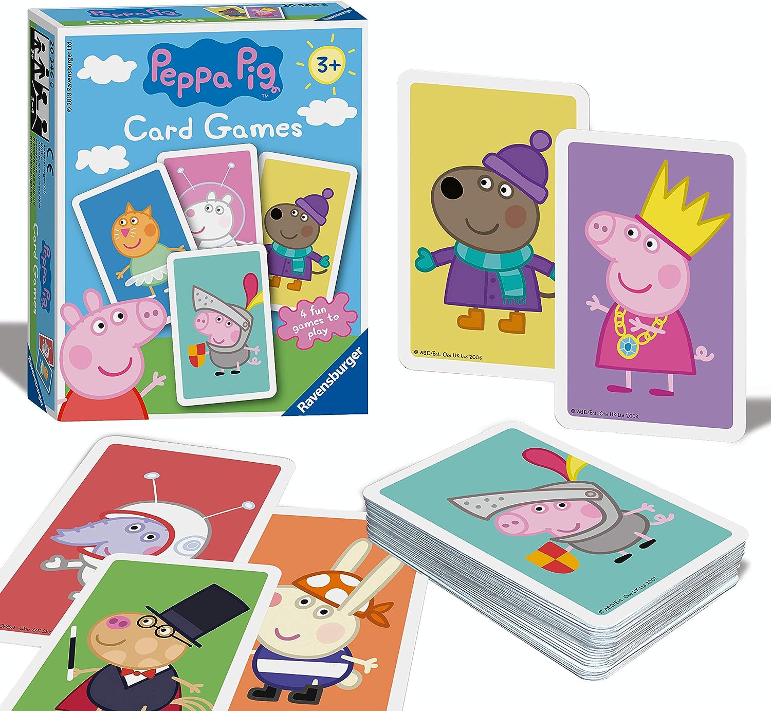Ravensburger Peppa Pig Card Game for Kids - Snap, Happy Families, Swap or Pairs
