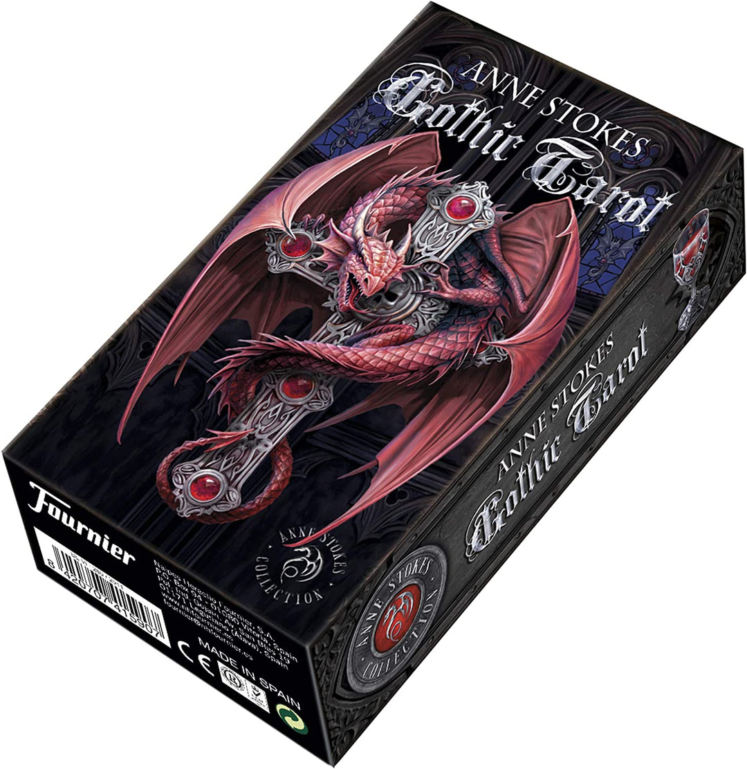 Fournier Anne Stokes Tarot Cards 12cm Black