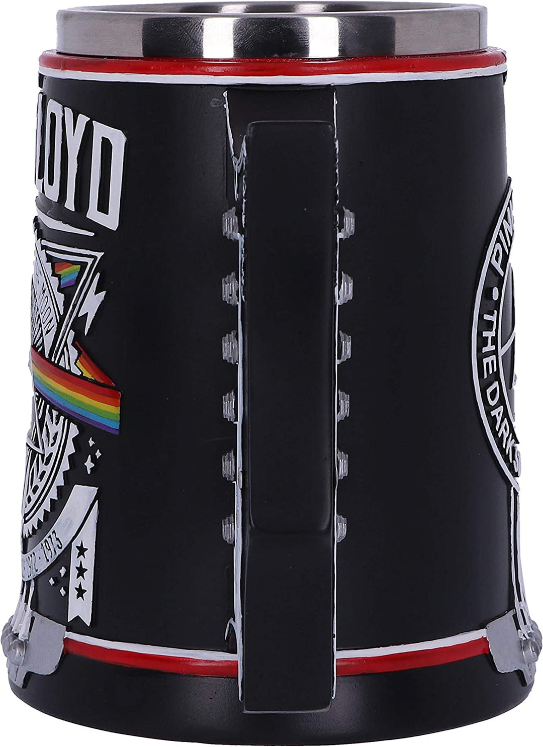 Nemesis Now B4888P9 Pink Floyd Darkside of The Moon Tour Tankard, Black, One Size