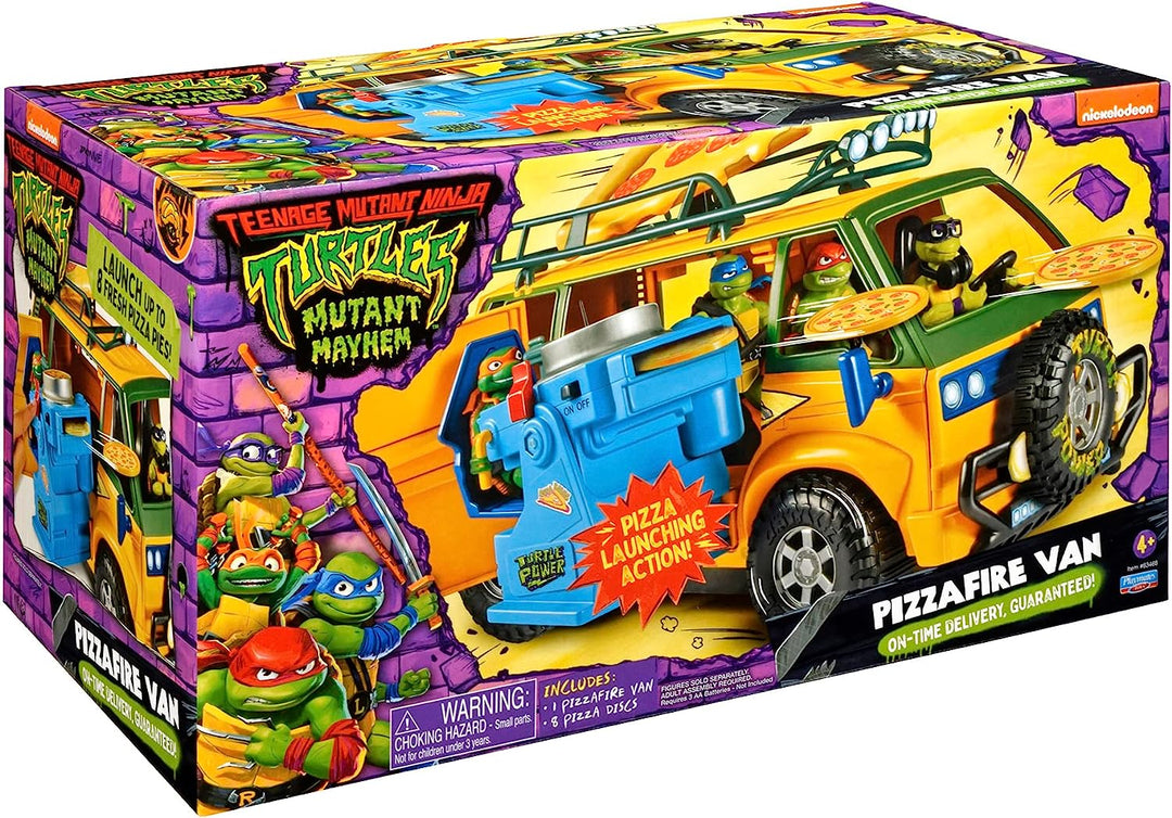 Teenage Mutant Ninja Turtles Mutant Mayhem - Pizza Fire Delivery Van Playset