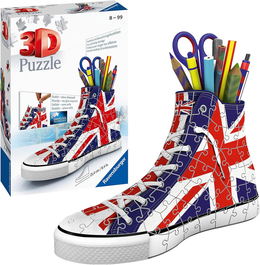 Ravensburger 11222 British Flag Trainer 3D Puzzle, 108pc