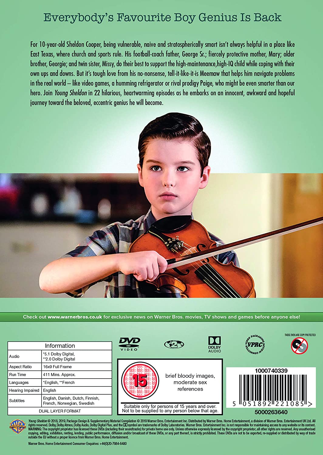 Young Sheldon: Season 2 [2019] - Sitcom [DVD]