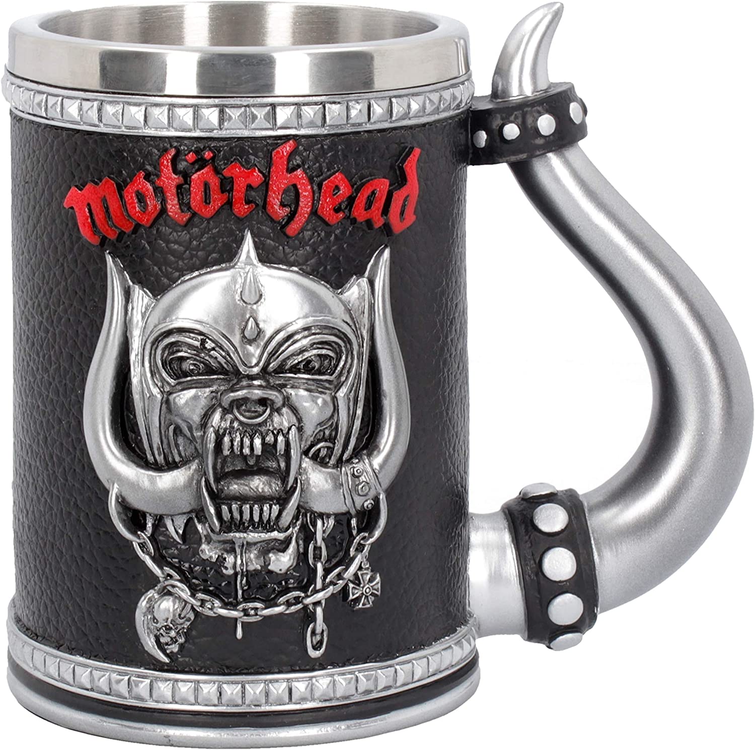Nemesis Now - B4121M8 Motorhead War Pig Tankard with Stainless Steel Insert 4