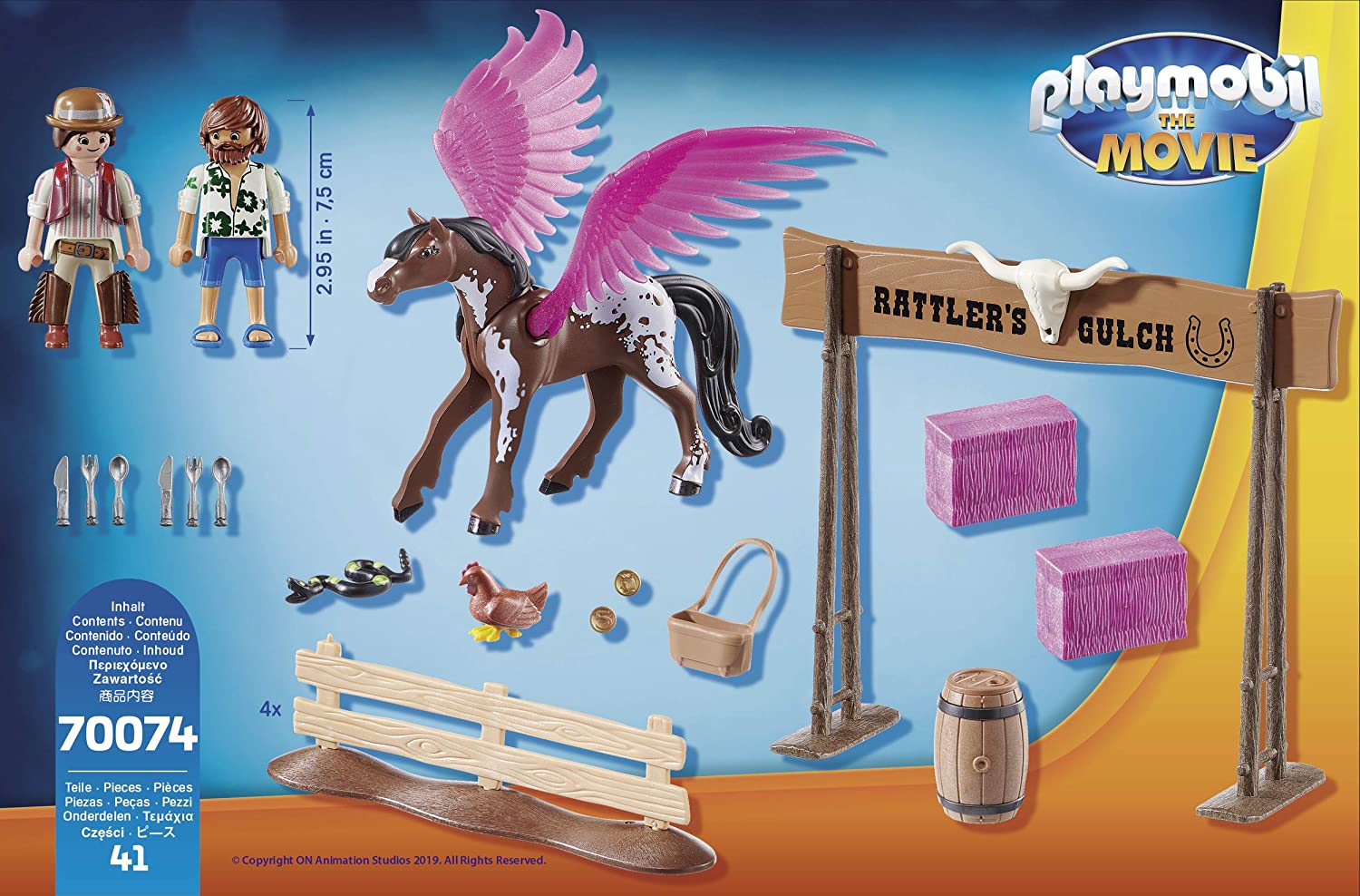 Playmobil Marla and Del with Flying Horse Playset 4