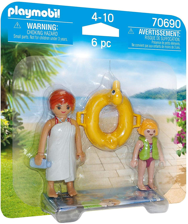 Playmobil 70690 Swimming Guests Duo Pack, Multicoloured, One Size