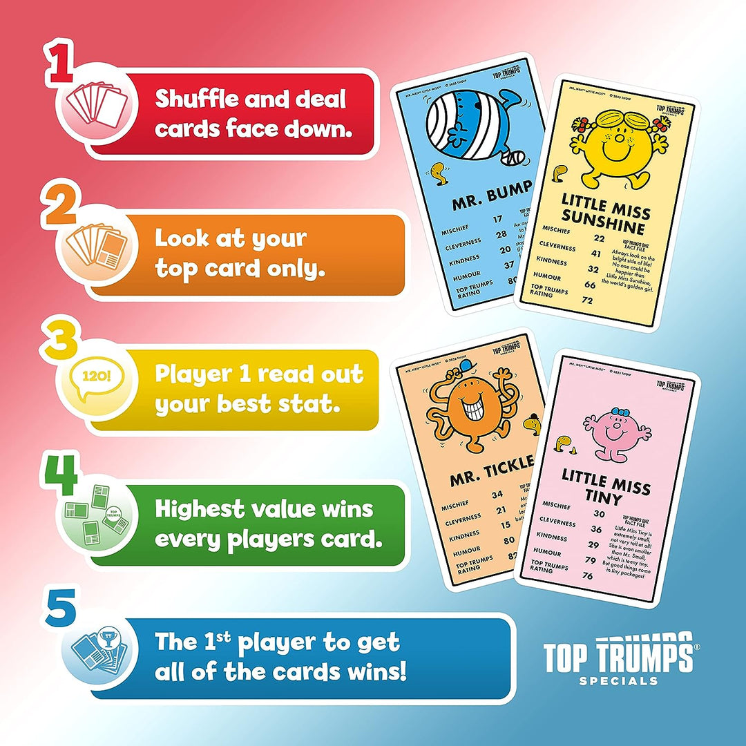 Mr Men & Little Miss Top Trumps Specials Card Game