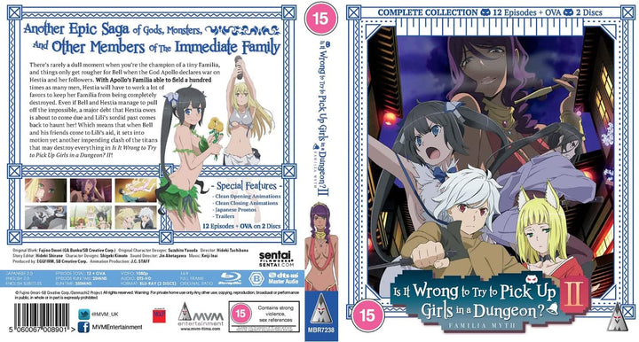 Is It Wrong To Pick Up Girls In A Dungeon S2 Blu-ray Standard Edition [Blu-ray]