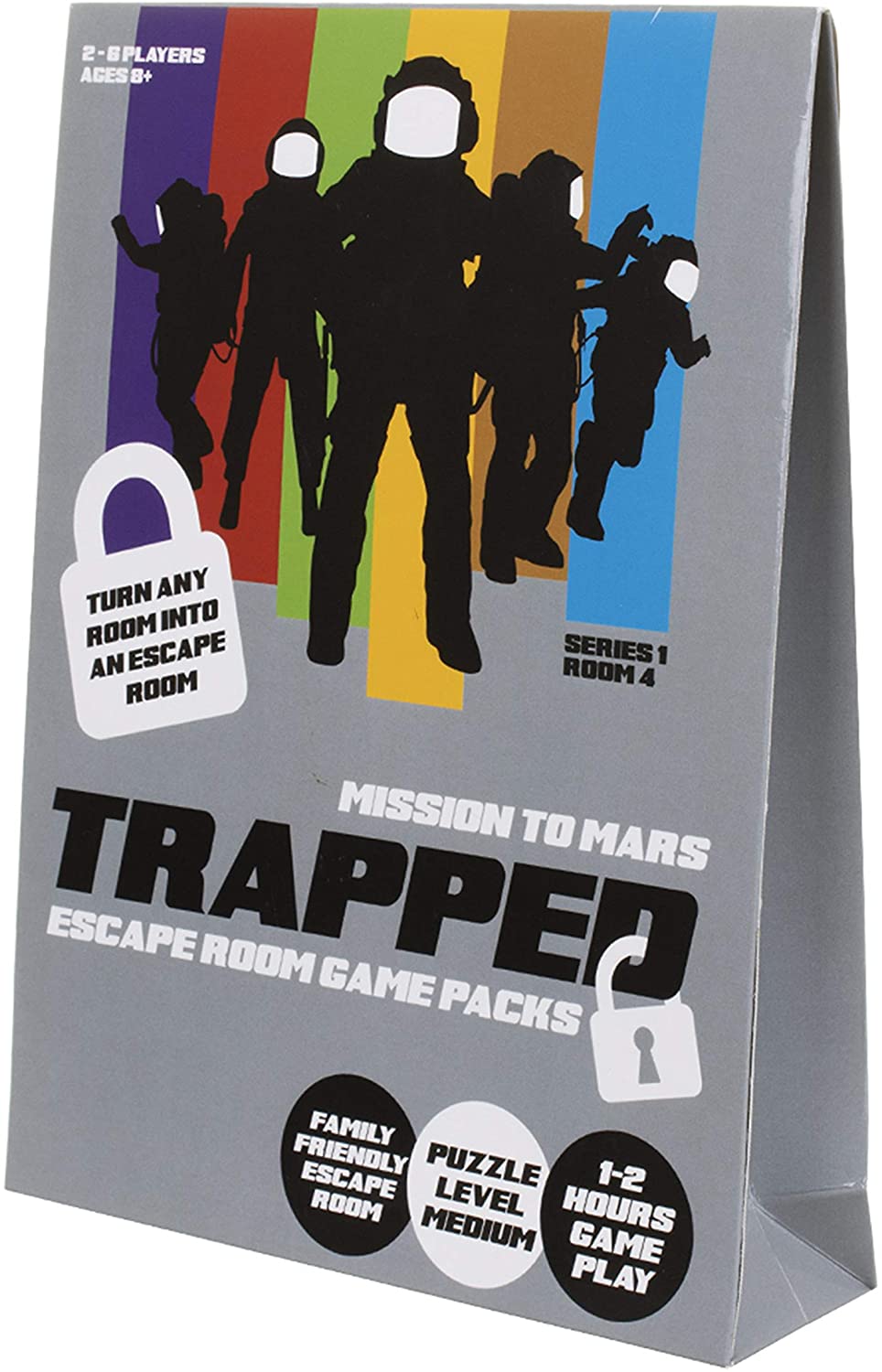 Atrapado MI001 hogar esperando turnos | Escape Room in a Box Kit | Resolver rompecabezas