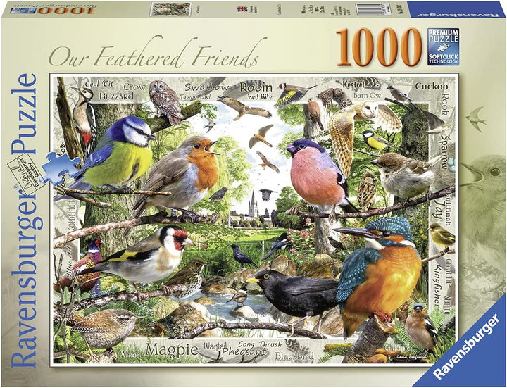 Ravensburger 19838 Our Feathered Friends, 1000pc