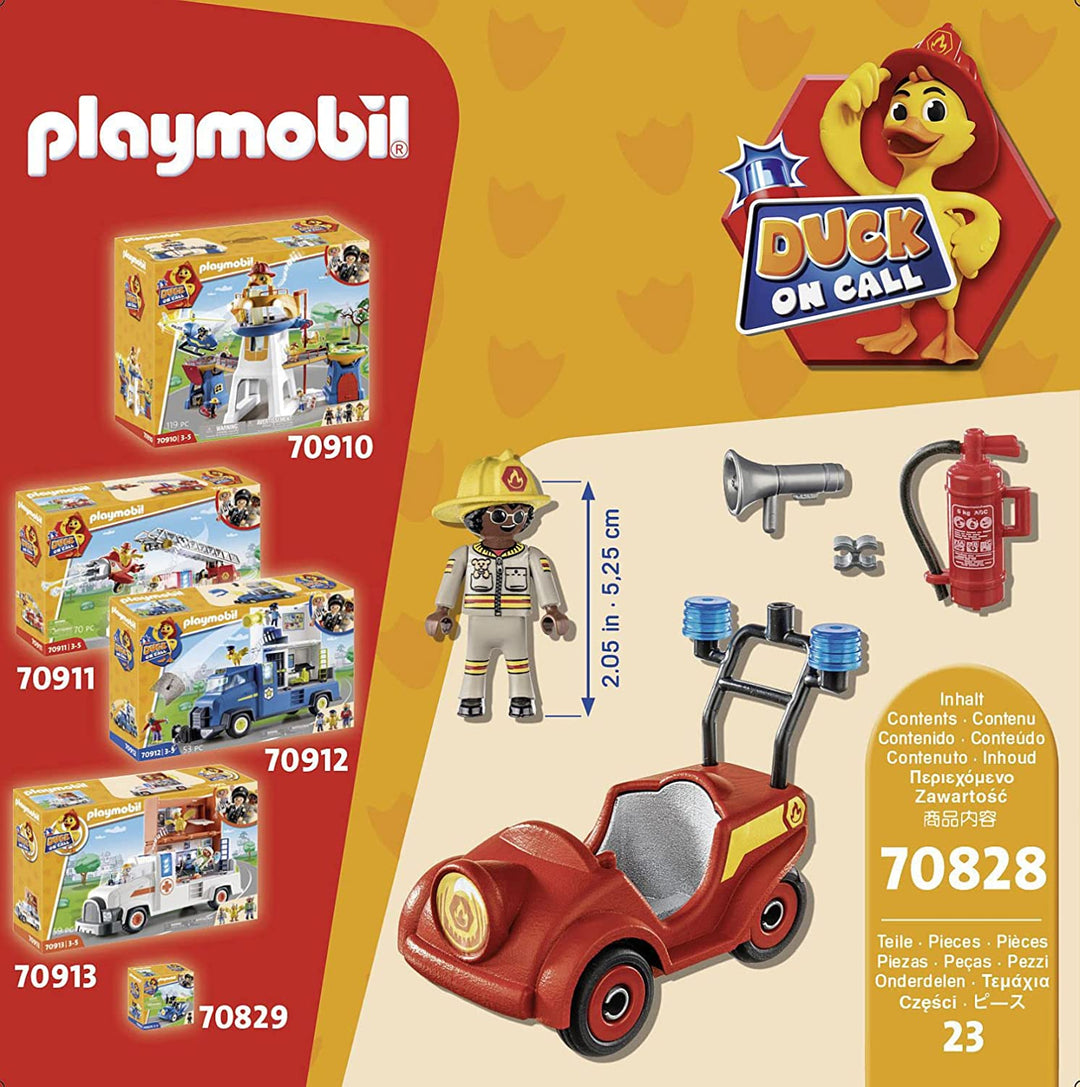 Playmobil VOITURETTE POMPIER DUCK ONCALL