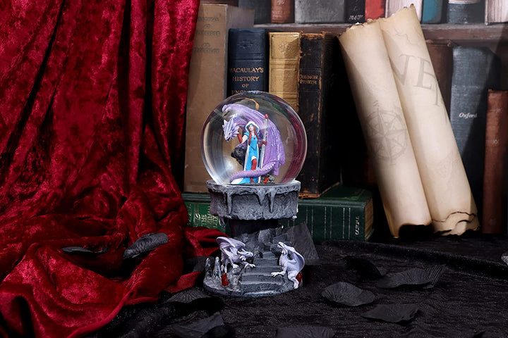 Nemesis Now Anne Stokes Dragon Mage Fantasy Snowglobe Shaker (B5136R0)