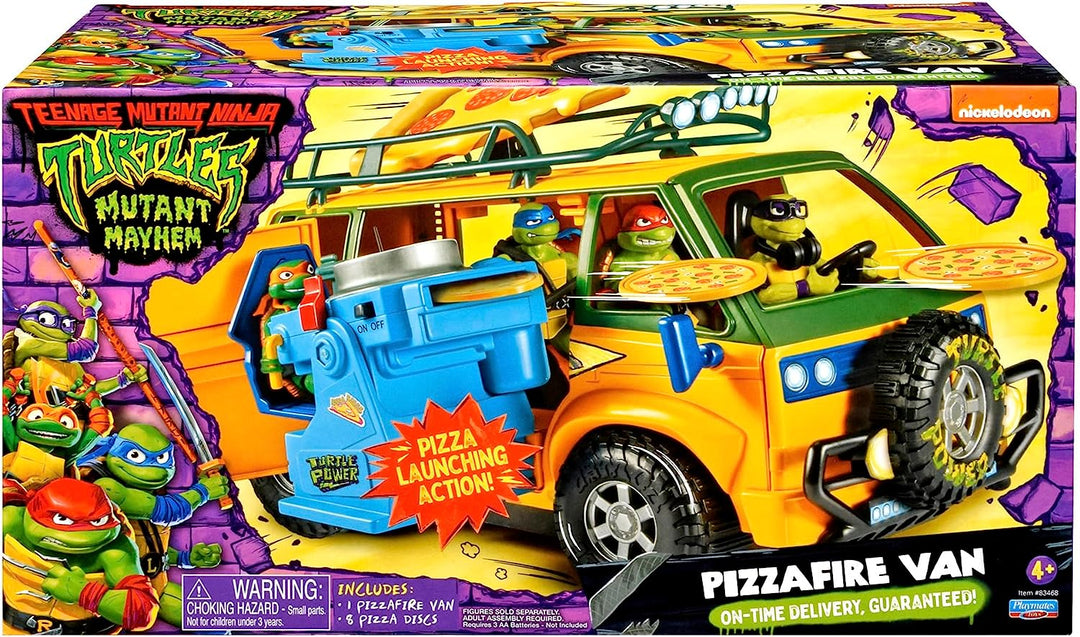 Teenage Mutant Ninja Turtles Mutant Mayhem - Pizza Fire Delivery Van Playset