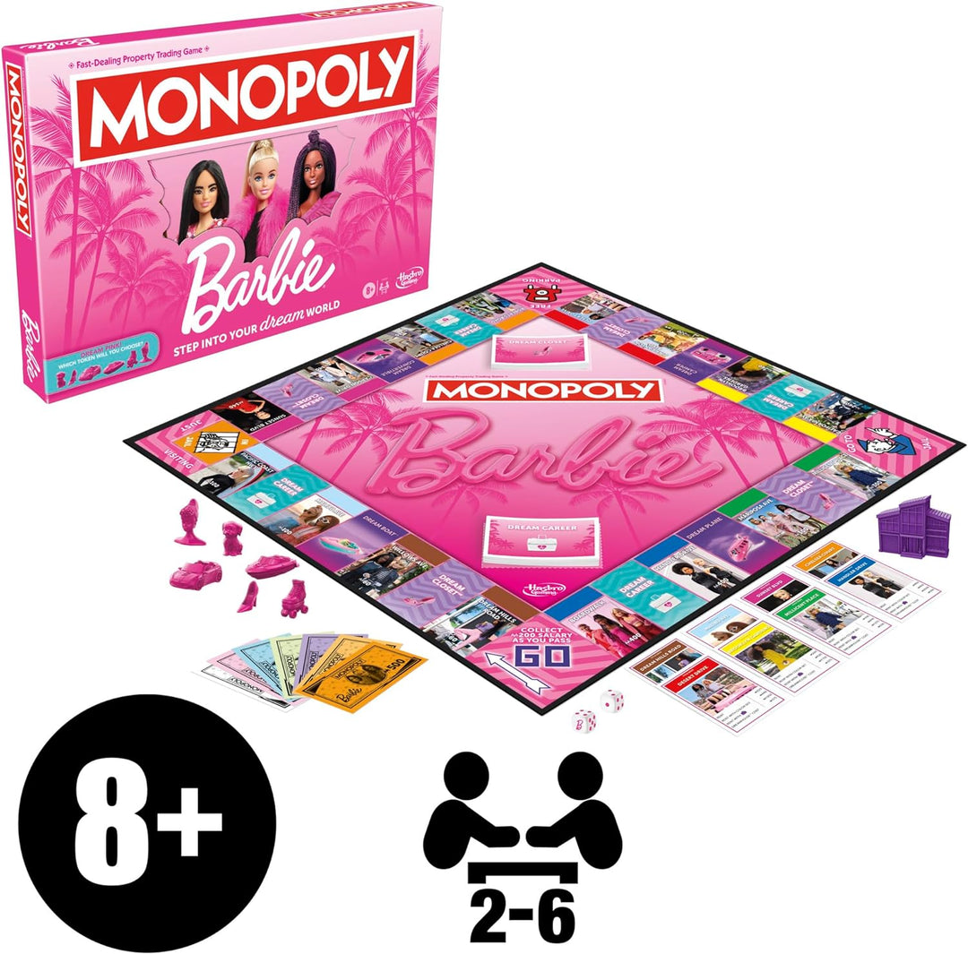 Monopoly: Barbie Edition Board Game