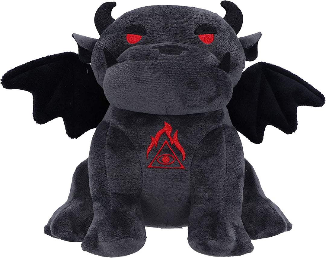 Nemesis Now Fluffy Fiends Gargoyle Cuddly Plush Toy 20cm, Black