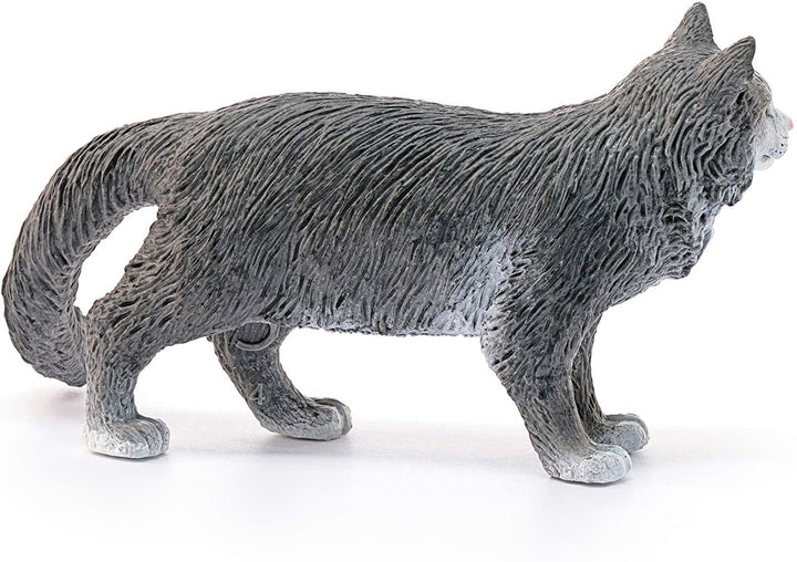 Schleich 13893 Farm World Maine Coon gato