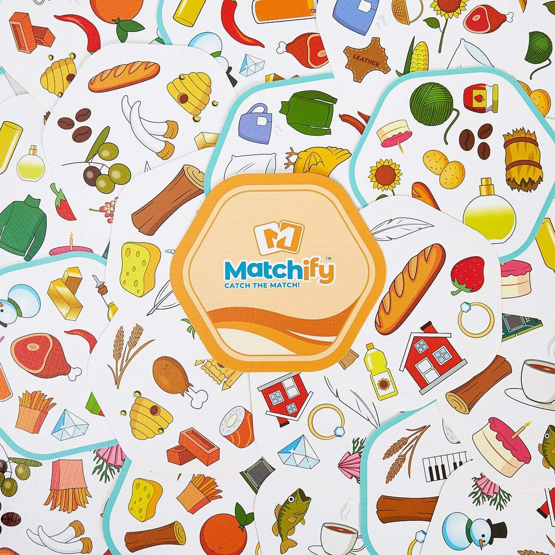 Matchify Card Game: MadeOf, MATCH9000D