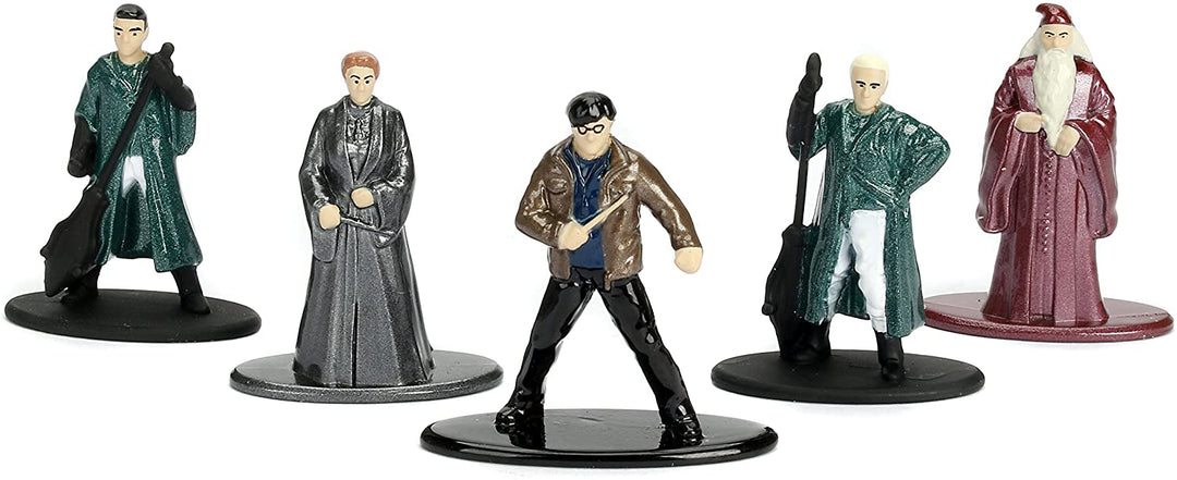 Dickie Toys 253180002 5er-Pack Die-Cast-Nano-Set-Figuren, Harry Potter-Sammelfiguren, mehrfarbig