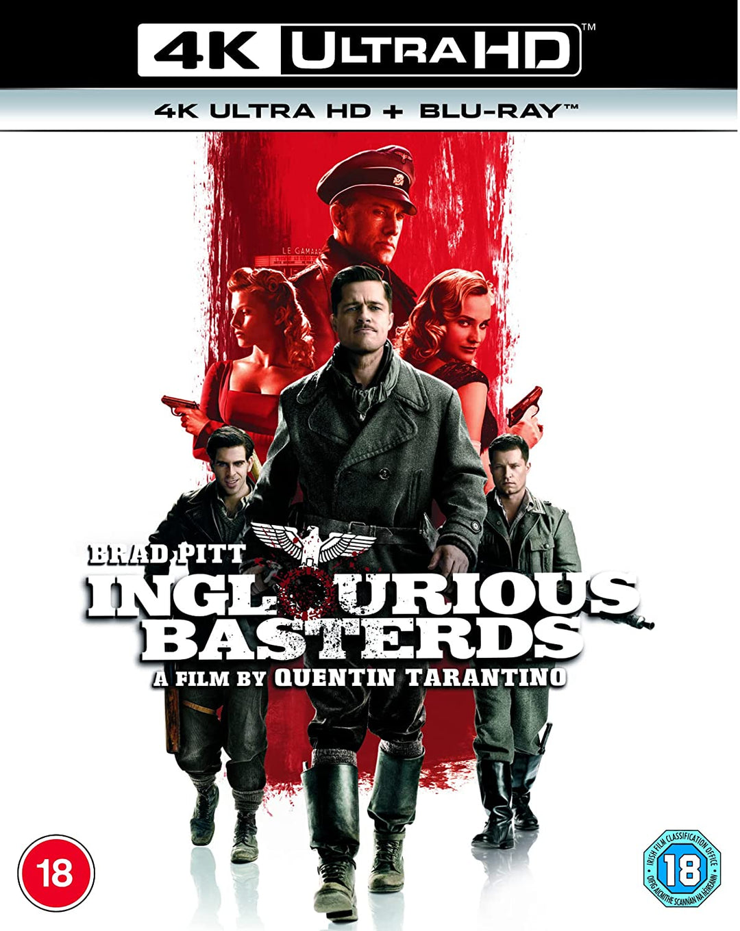 Inglourious Basterds [4K Ultra HD] [2009] [Region Free] - War/Action [Blu-ray]