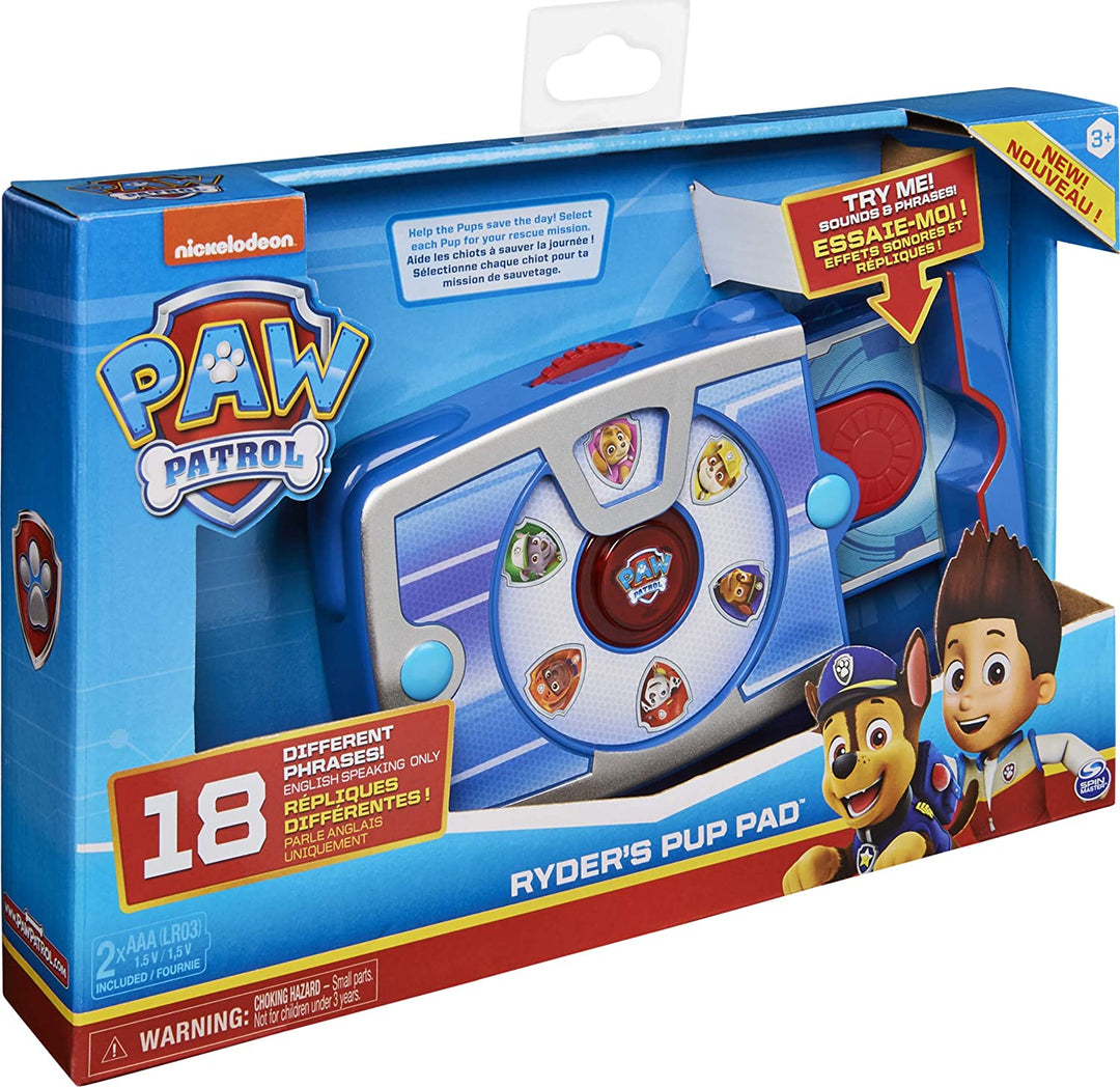 Paw Patrol 6058774 Almohadilla interactiva para cachorros de Ryder
