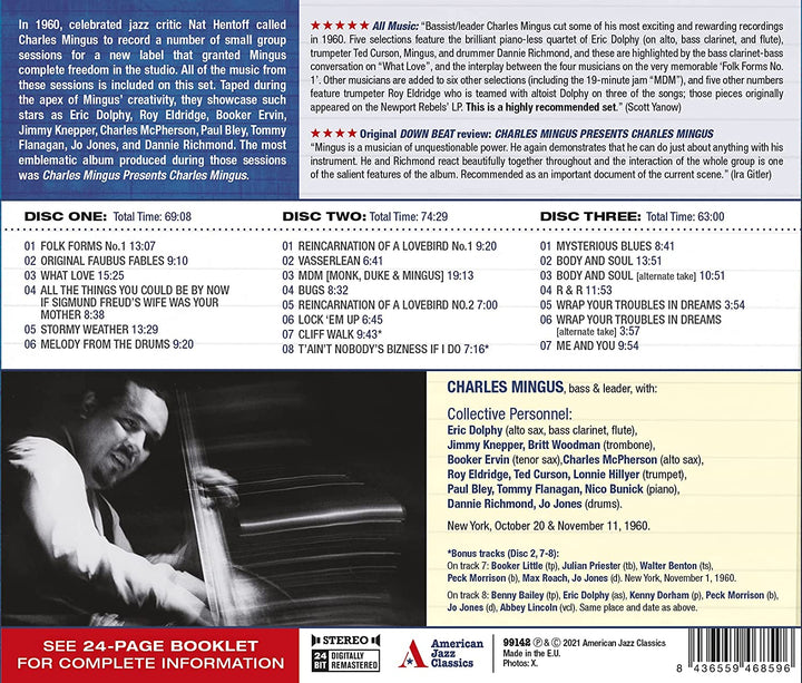 Charles Mingus - Complete 1960 Nat Hentoff Sessions [Audio CD]