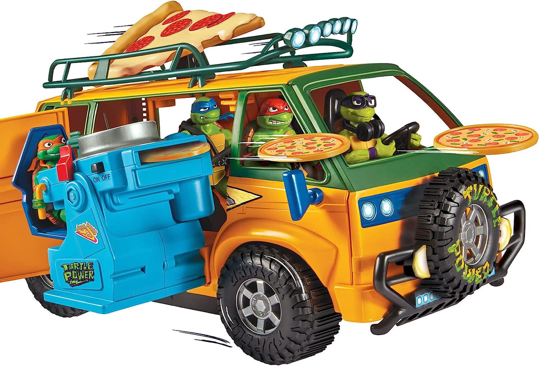 Teenage Mutant Ninja Turtles Mutant Mayhem - Pizza Fire Delivery Van Playset